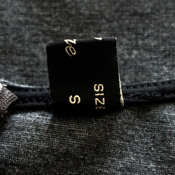 Vfshow Charcoal Gray Zip Neckline 3/4 Sleeve Stretch Knit Bodycon Dress New S - Picture 6 of 7